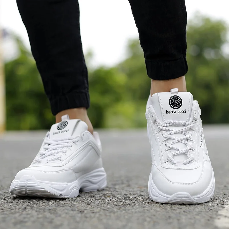 Bacca Bucci White Afterburn Urban Fashion Sneakers and Sports Shoes for Men | Best Price UAE